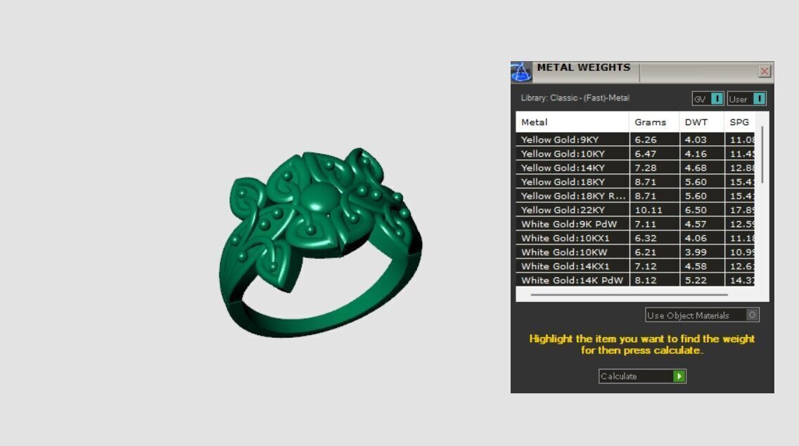Rings 3D print model_3