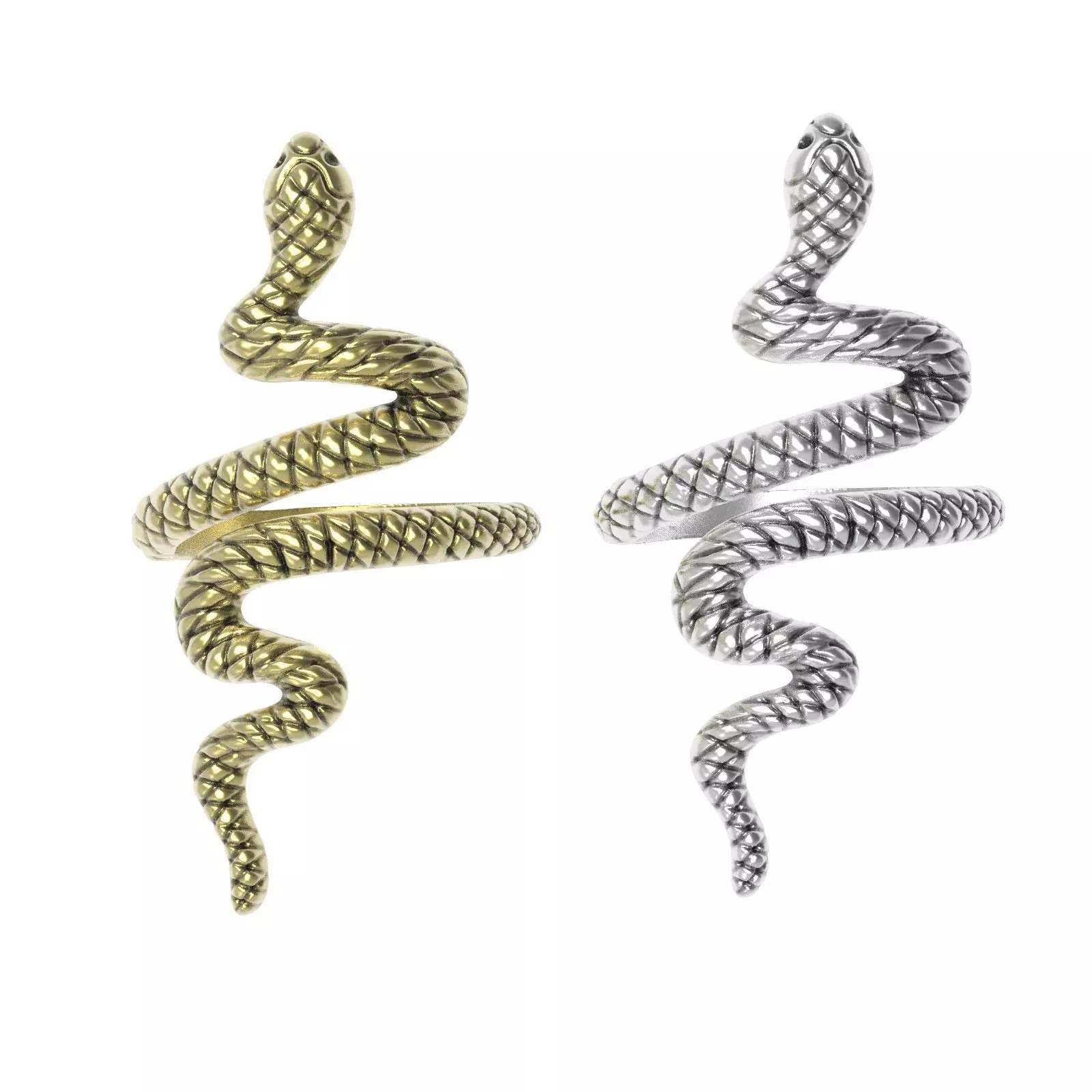 Ring snake 3D print model