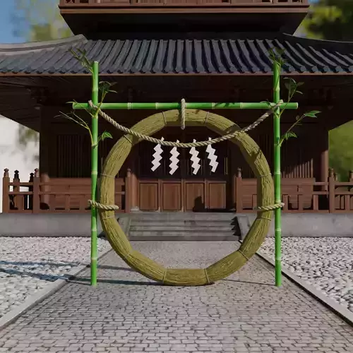 cogon grass ring 3D model