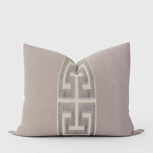 The Little Lumbar Smokey Lilac Velvet Pillow 3D model