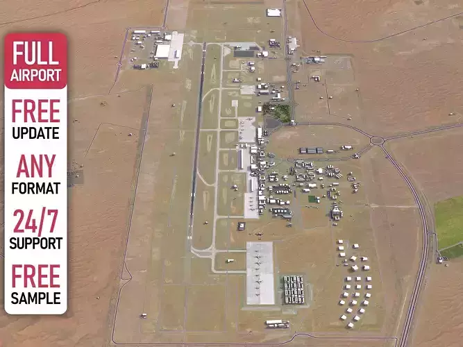 Al Ain - Airport 3D Model