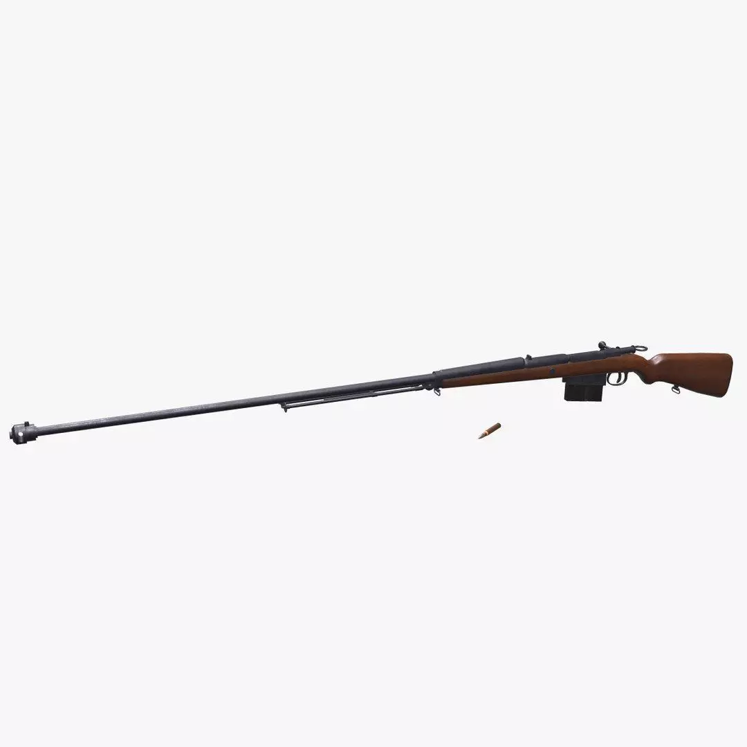 Wz 35 Anti-tank Rifle 1939 Low-poly PBR Low-poly 3D model