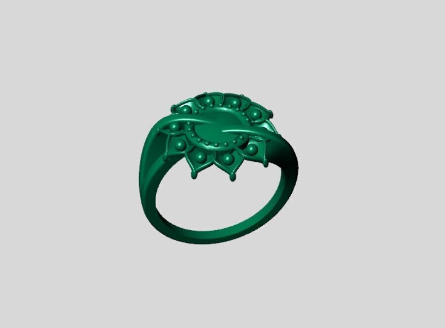 Rings 3D print model_2