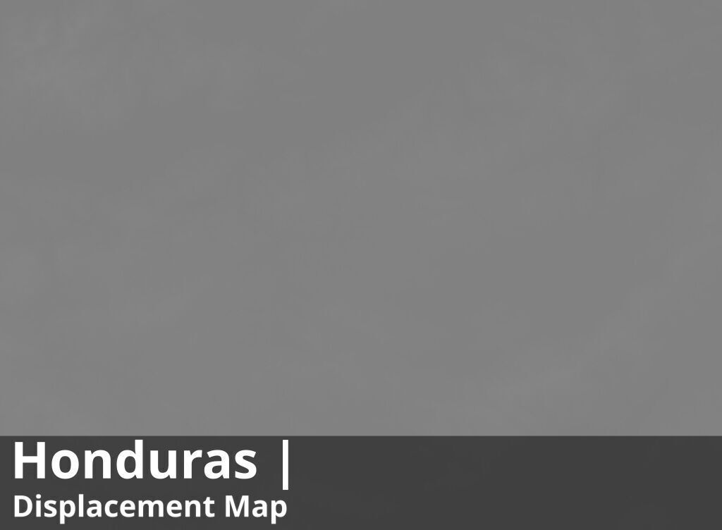 Honduras FBX 3D printable mesh and Displacement 8k Maps Texture_2