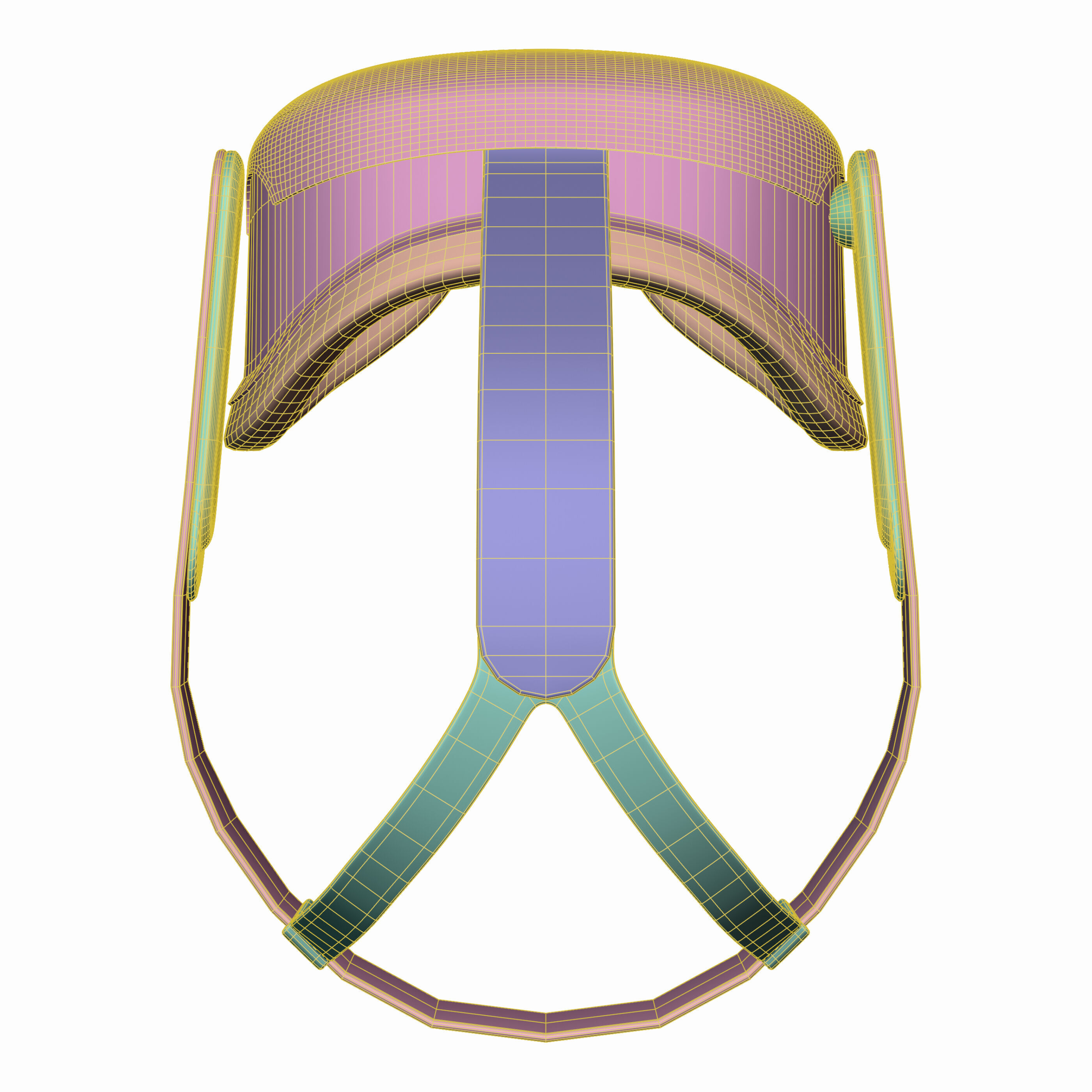 VR Meta Quest 3 with Controllers 3D model_16