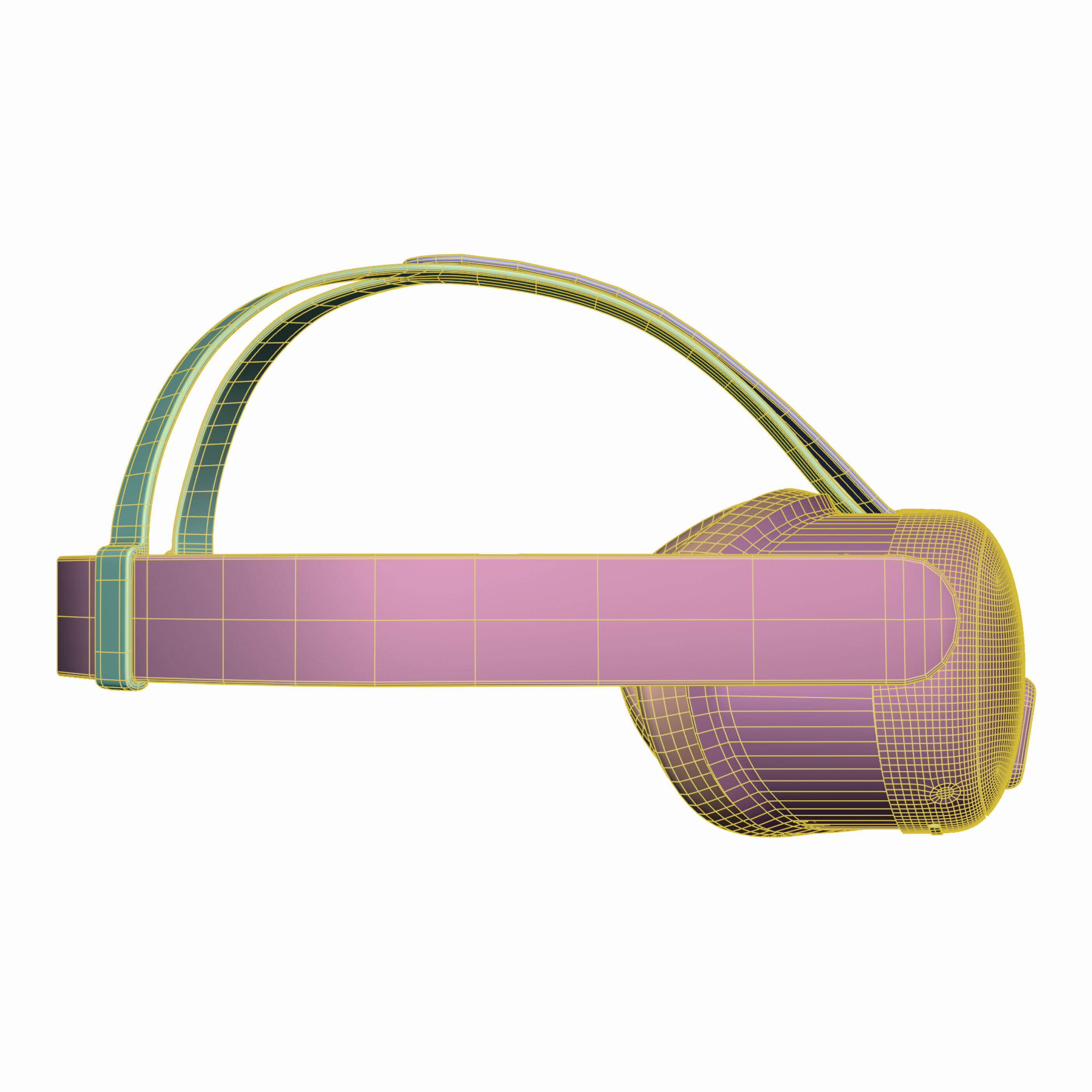 VR Meta Quest 3 with Controllers 3D model_14