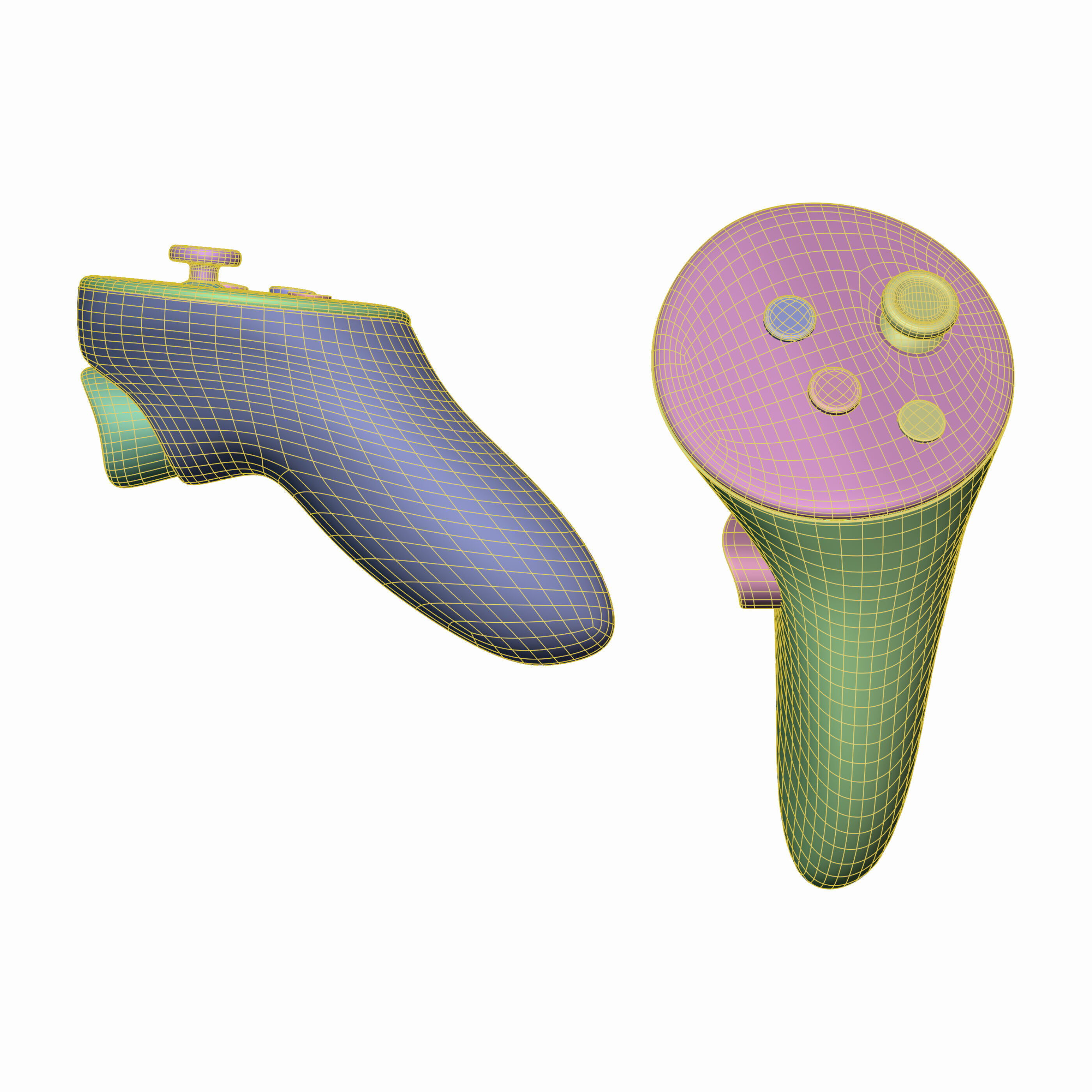 VR Meta Quest 3 with Controllers 3D model_19