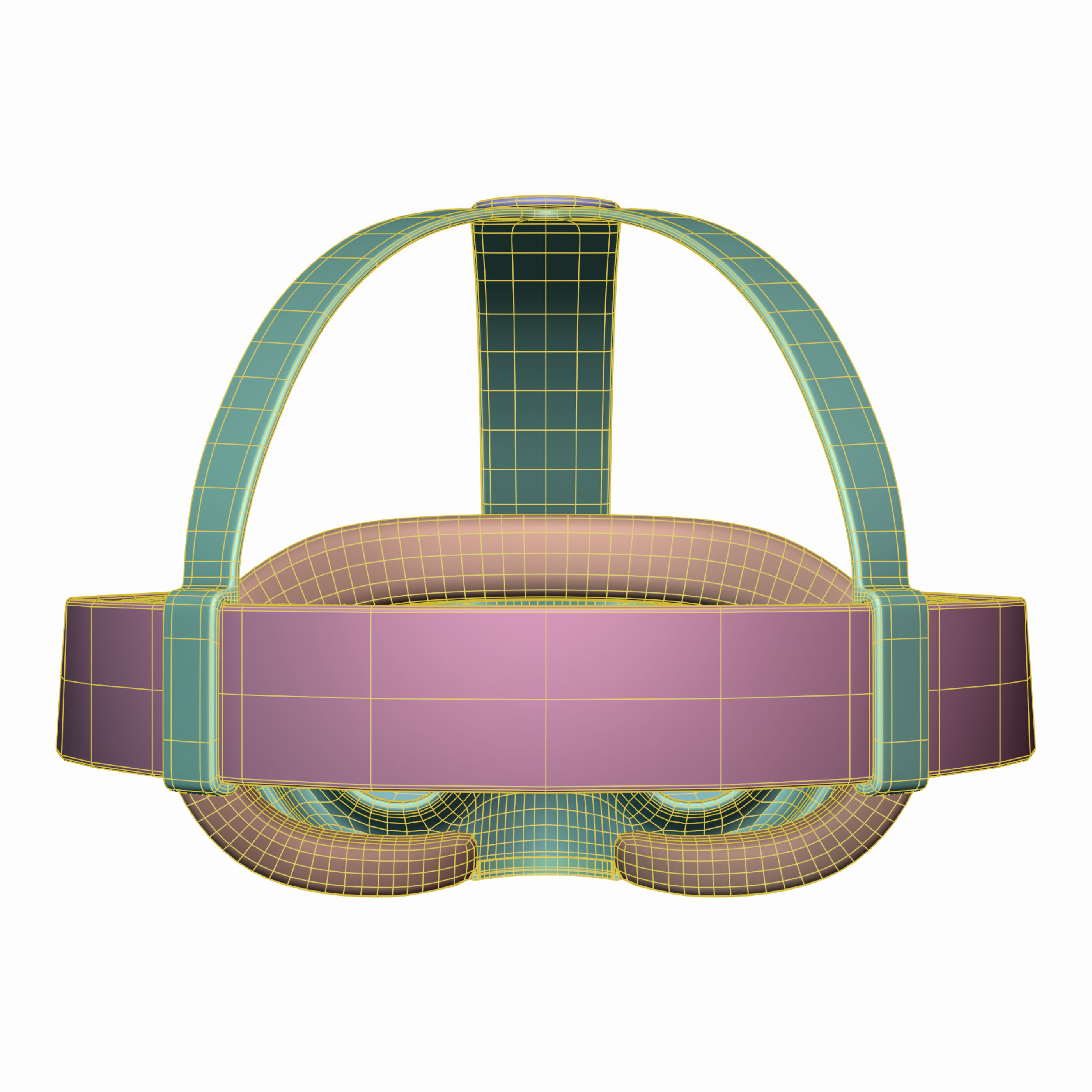 VR Meta Quest 3 with Controllers 3D model_15