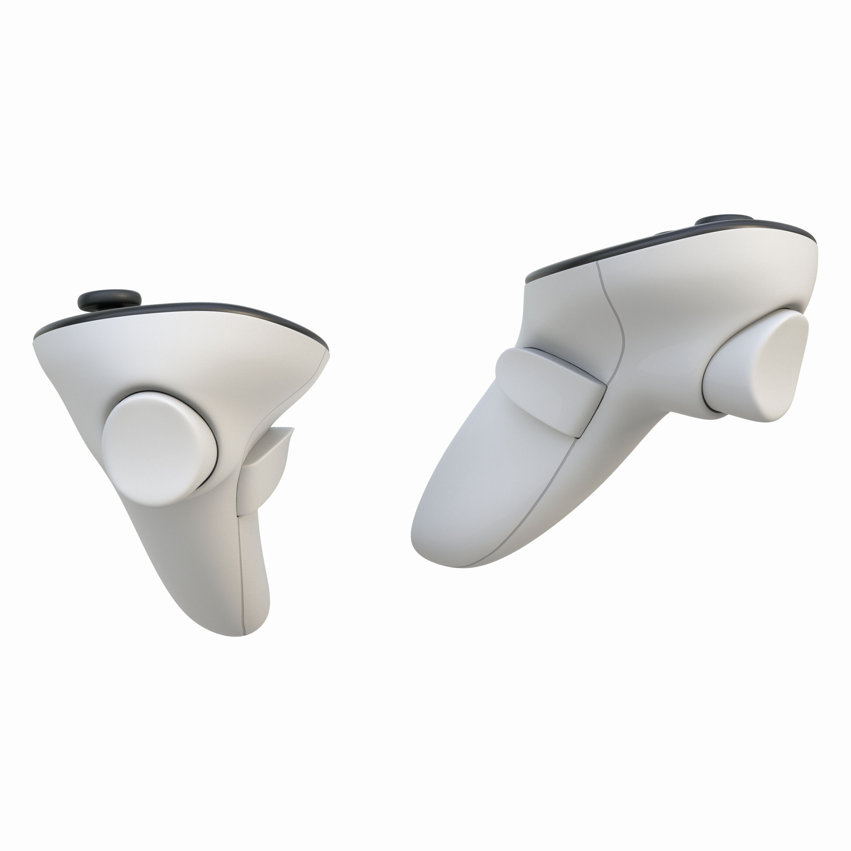 VR Meta Quest 3 with Controllers 3D model_8