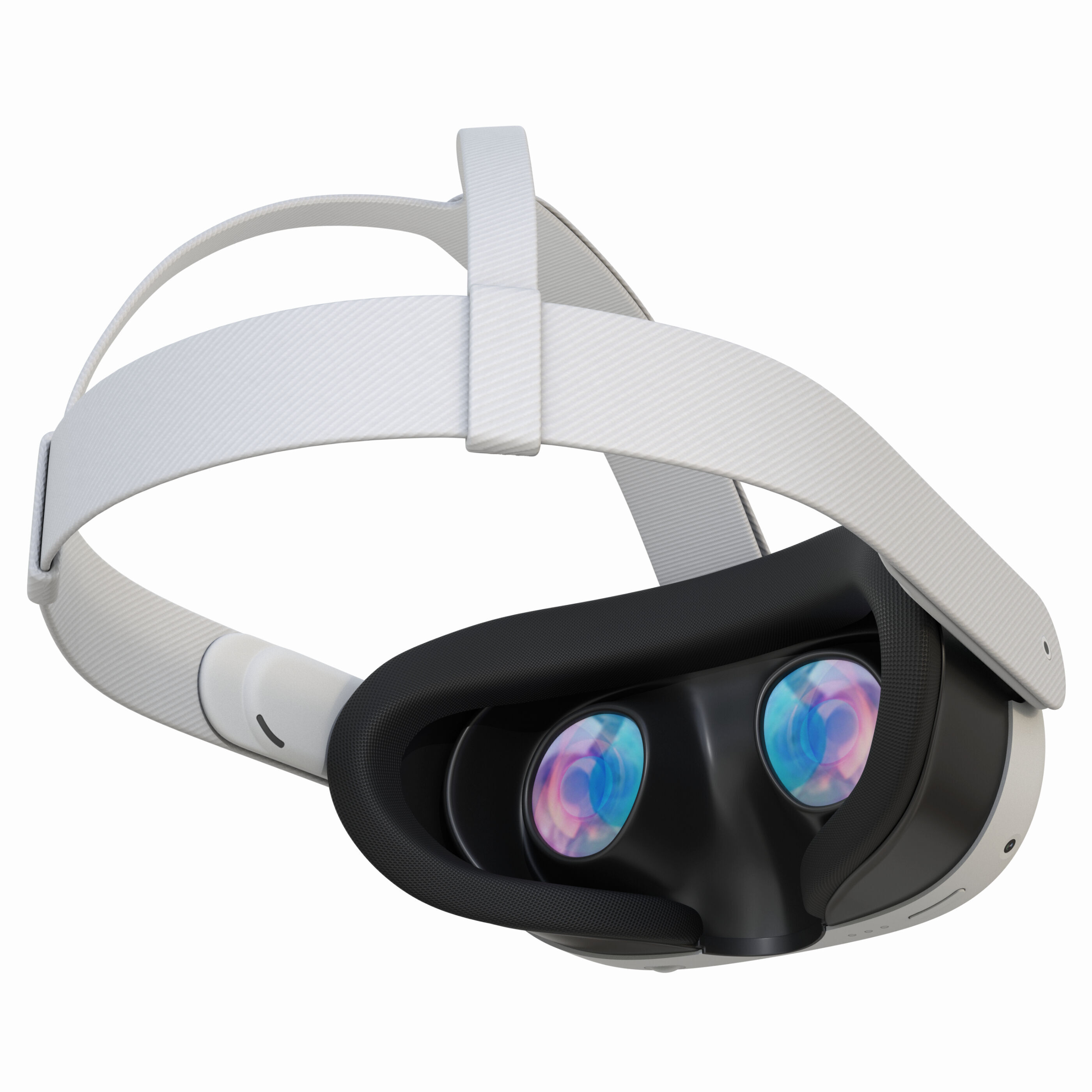 VR Meta Quest 3 with Controllers 3D model_4