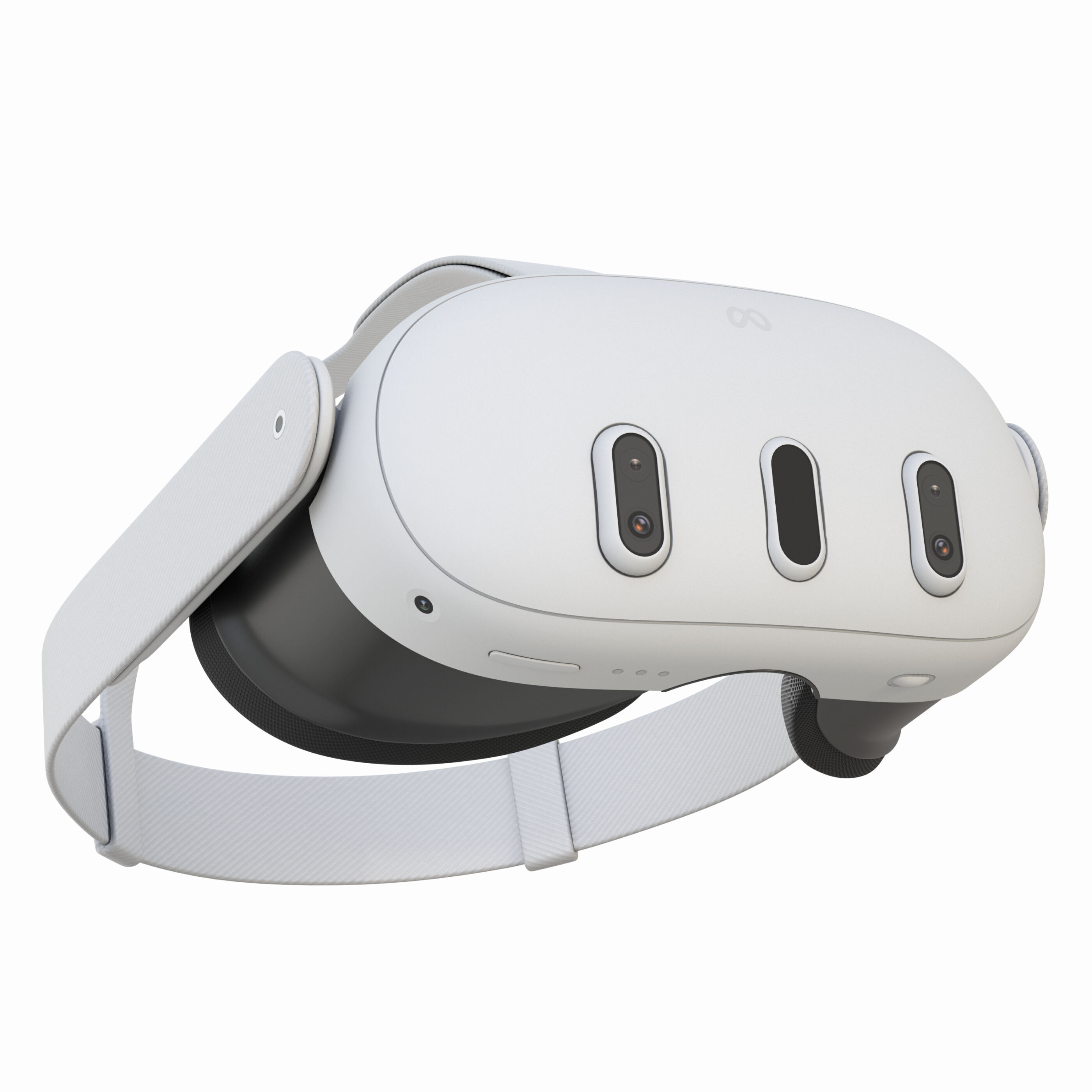 VR Meta Quest 3 with Controllers 3D model_1
