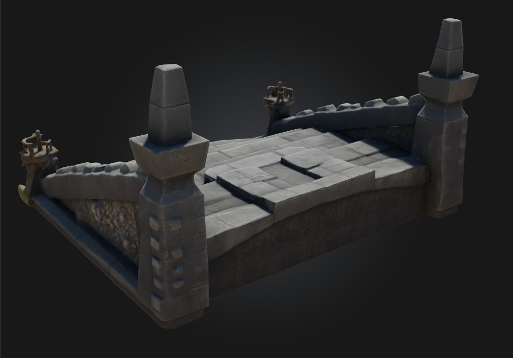 Ancient Stepped Altar  Sacred Heights of Forgotten Rituals 3D model_4