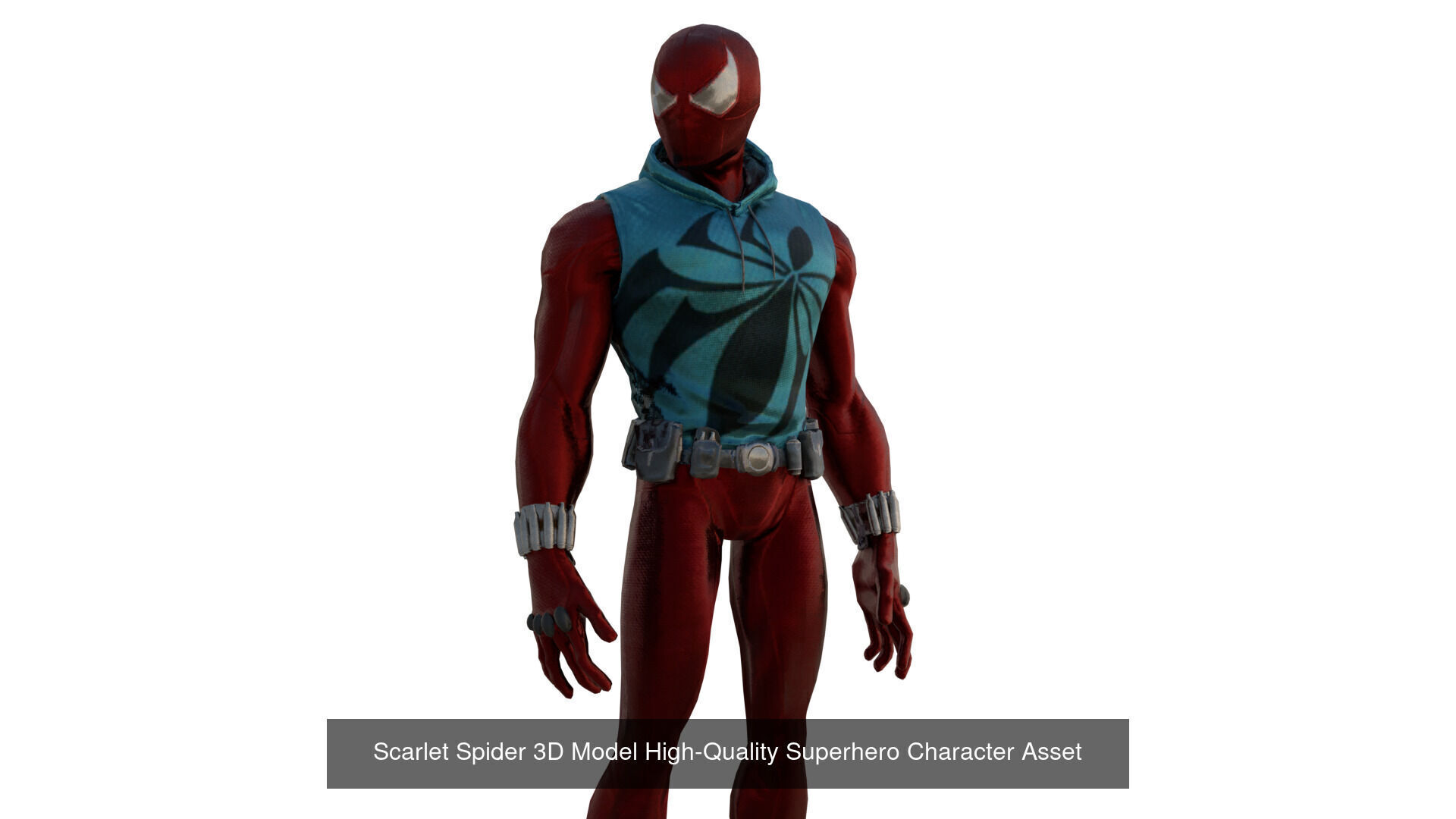 Spiderman Multiverse 3D Character Pack 5 Detailed Variants 3D Model Collection_4