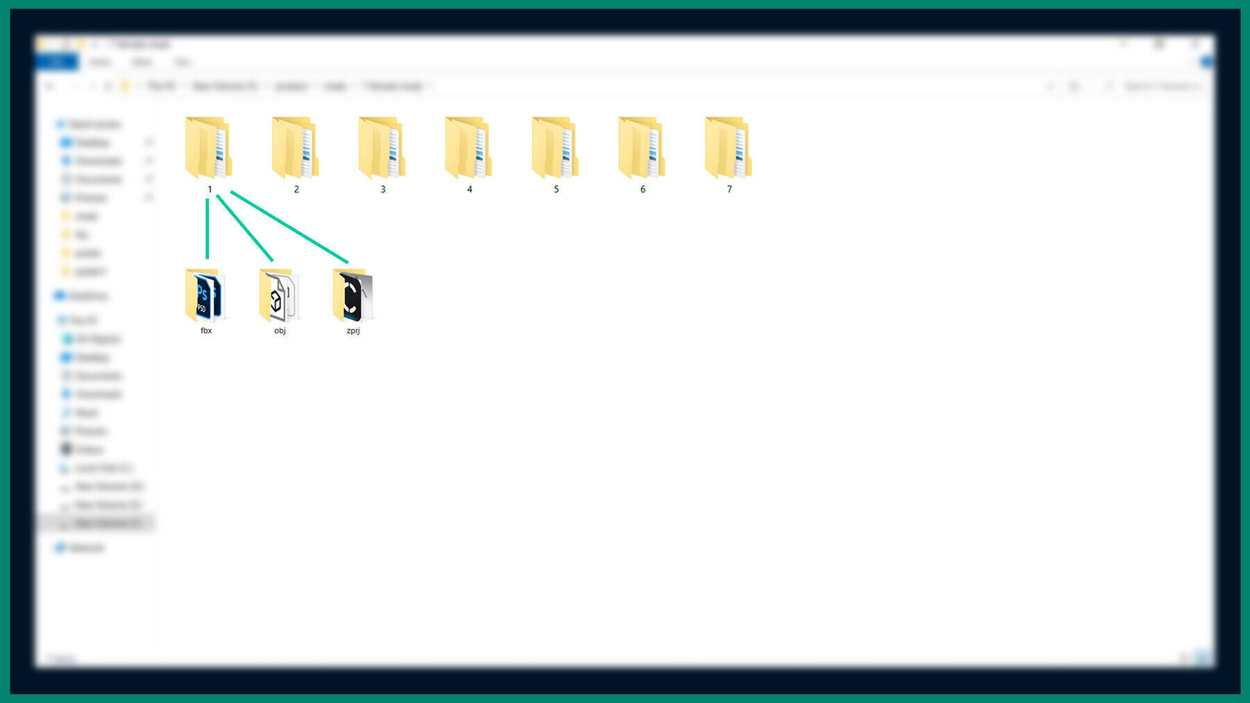 7 female pirate blouse 3D model_10