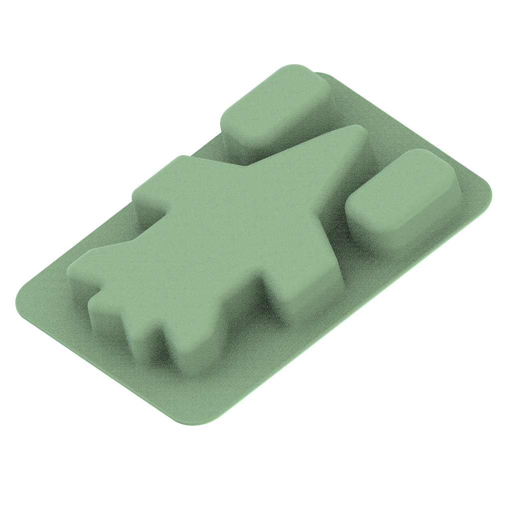 Kids Jet Dinner Plate 3D print model_2