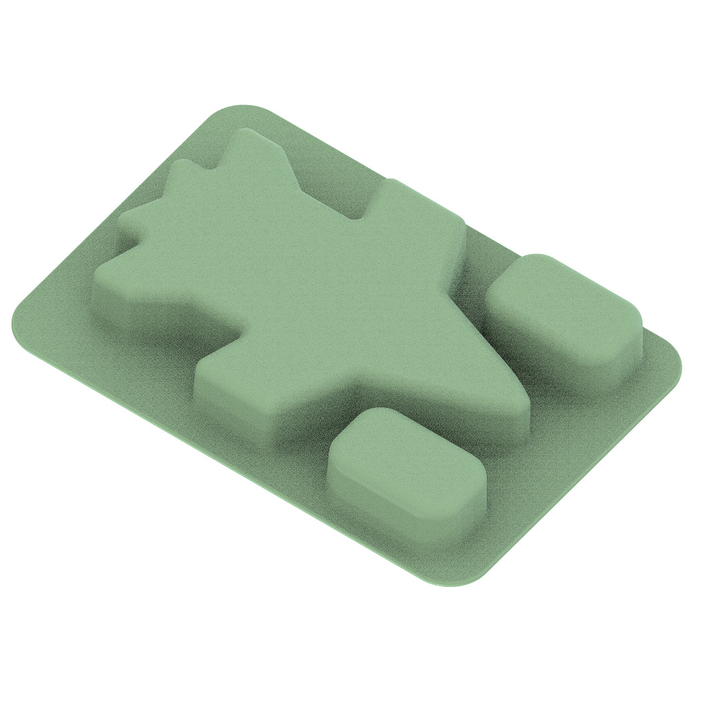 Kids Jet Dinner Plate 3D print model_3