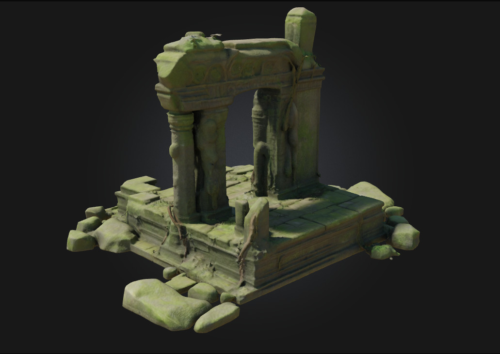 Ancient Ruins Echoes of a Forgotten Civilization 3D model_3