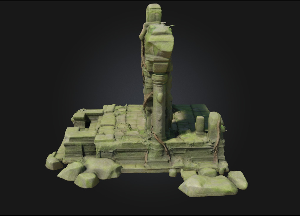 Ancient Ruins Echoes of a Forgotten Civilization 3D model_4