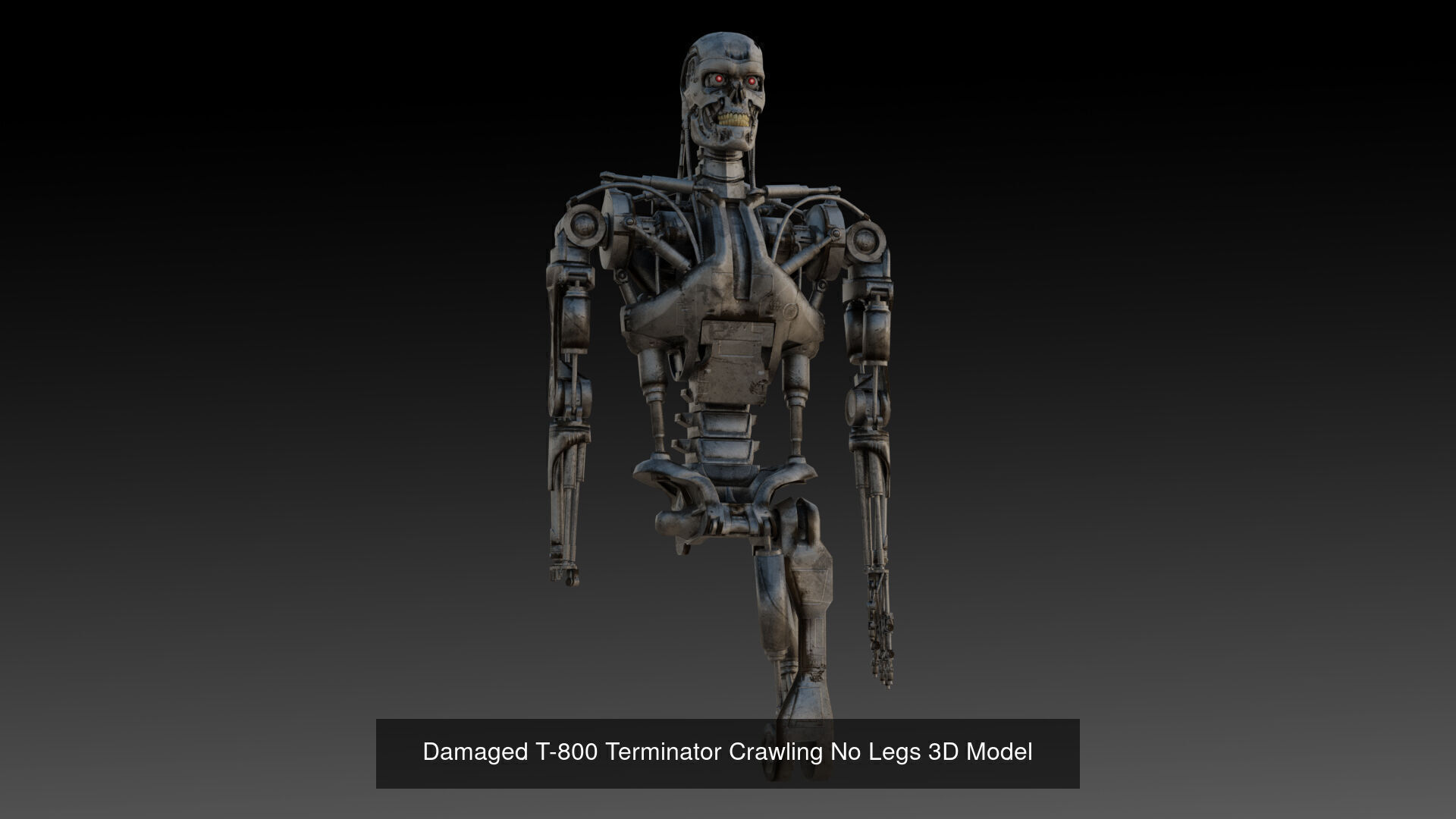 T-800 3D Model Pack  3 High Detail Terminator Variants 3D Model Collection_3