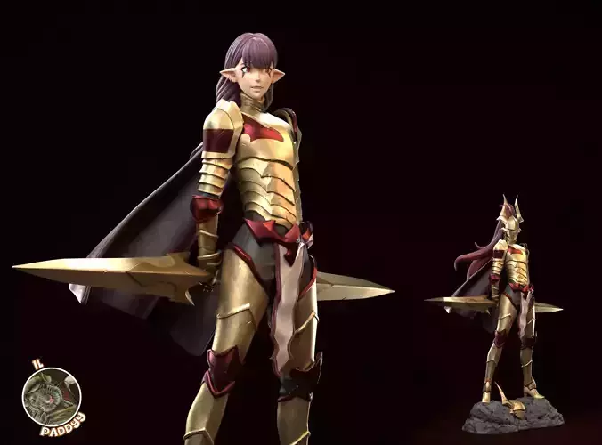 Esil Radiru Fanart from Solo Leveling 