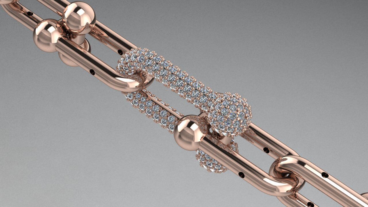 Tiffany Bracelet 3D print model_7