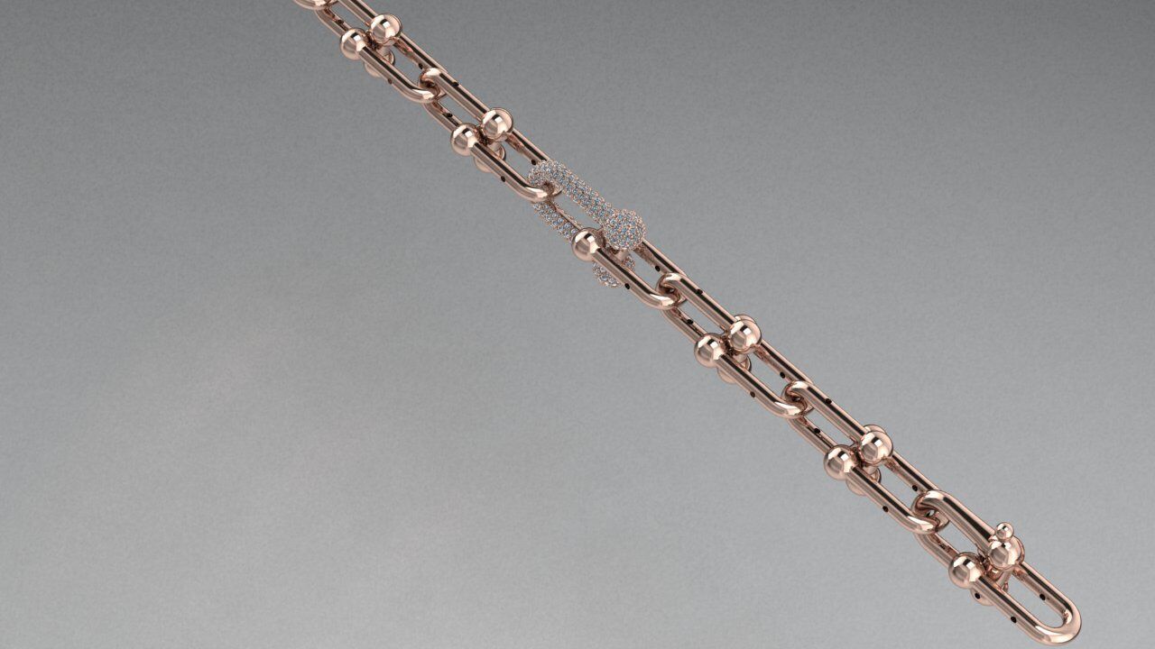 Tiffany Bracelet 3D print model_6