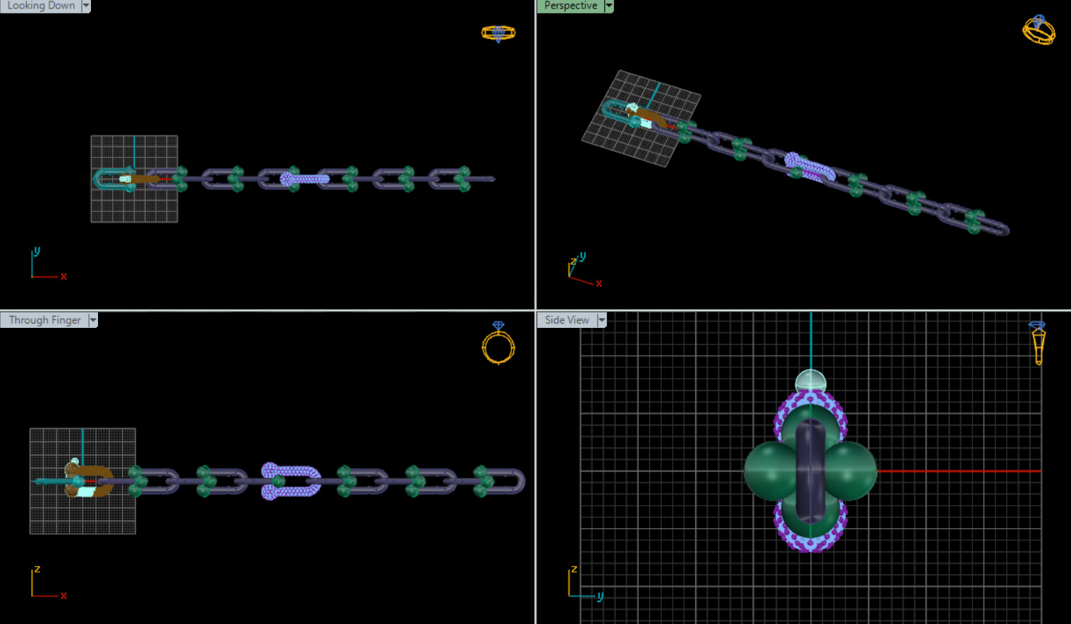 Tiffany Bracelet 3D print model_12