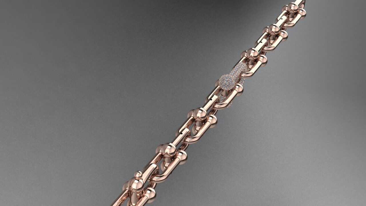 Tiffany Bracelet 3D print model_3