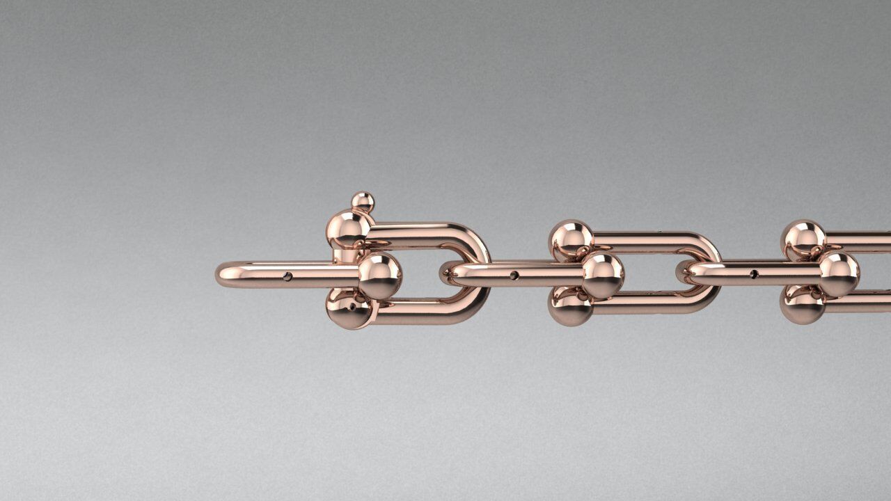 Tiffany Bracelet 3D print model_2