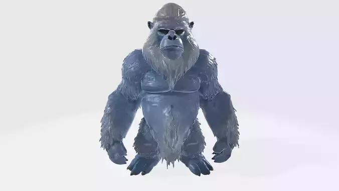 Huge Yeti Tibetian Mythology High Poly