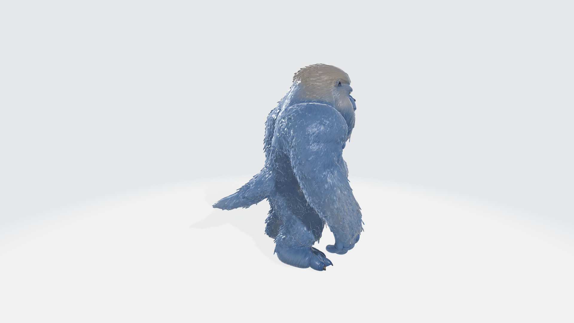 Huge Yeti Tibetian Mythology High Poly 3D model_5