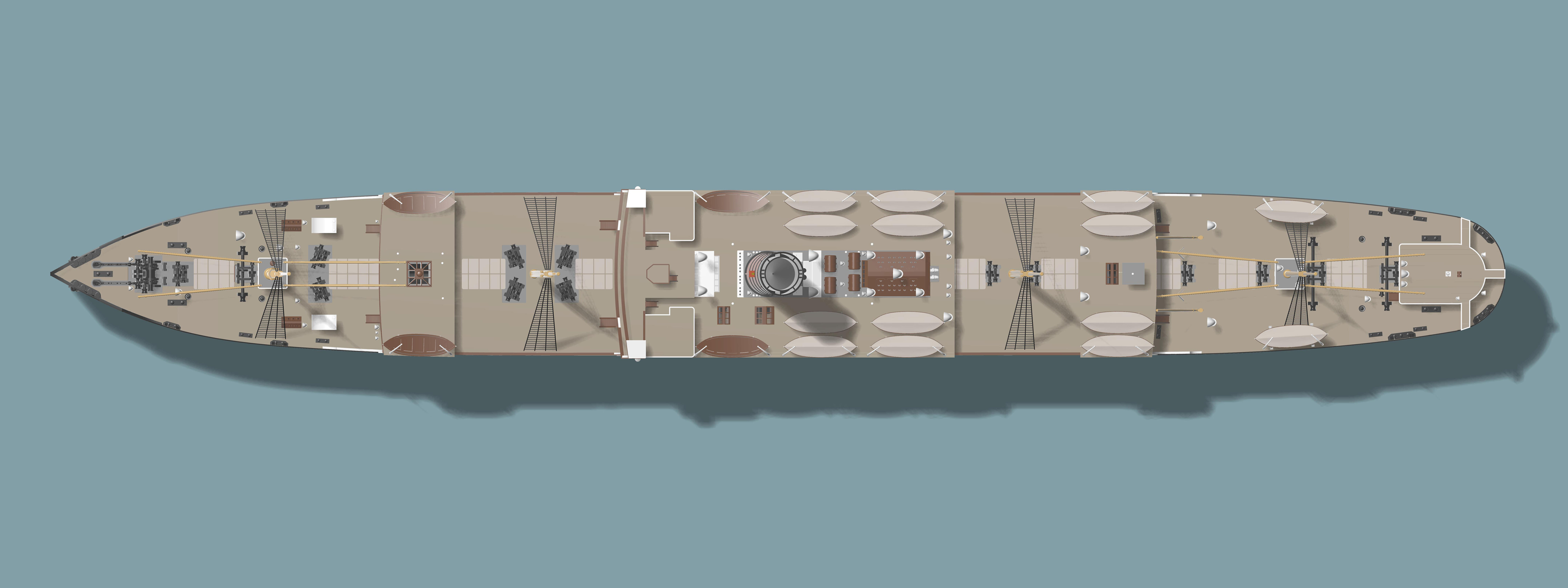 RMS CARPATHIA 1-200 model kit - Titanic Hero 3D print model_10