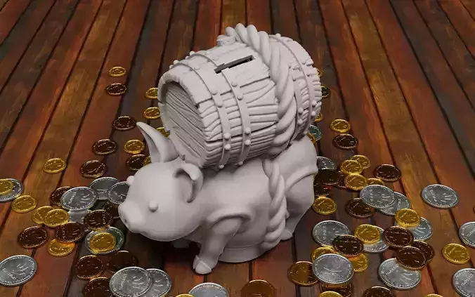 Pig money box