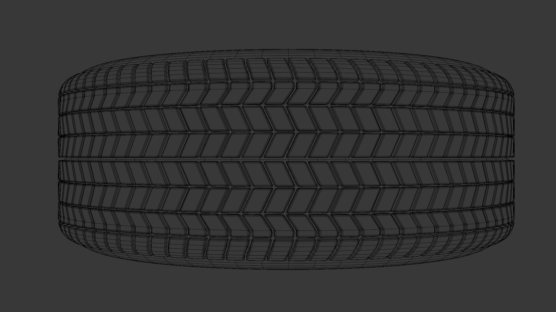 Car Wheel Low-poly 3D model_10