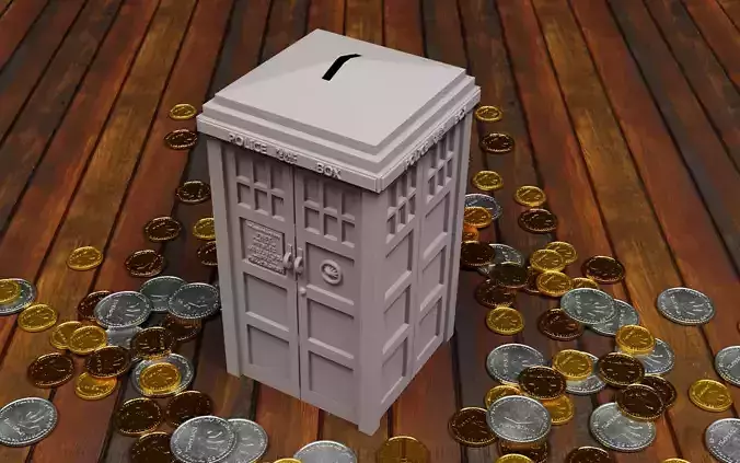 Police box money box