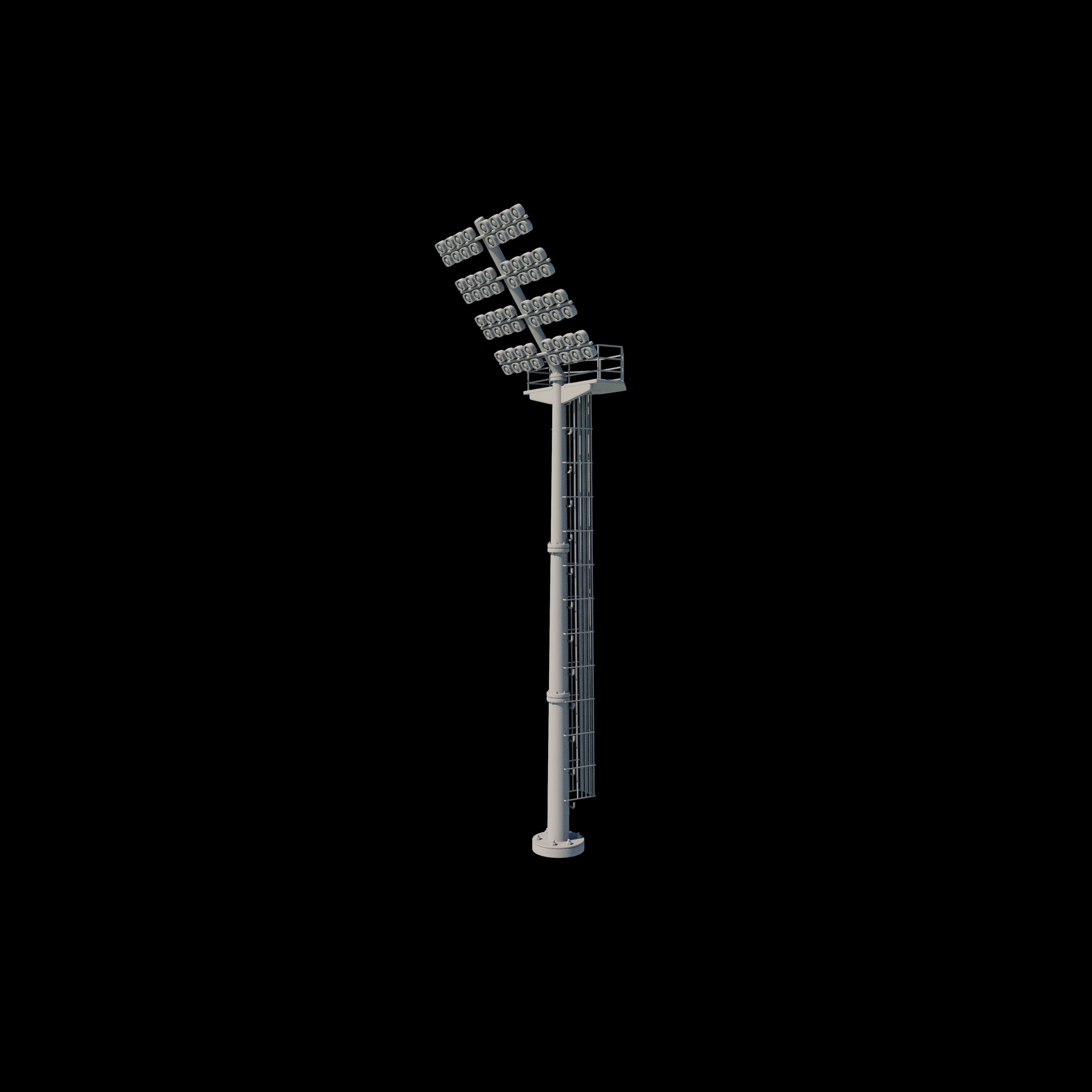 Max Stadium Lights 3D model_9