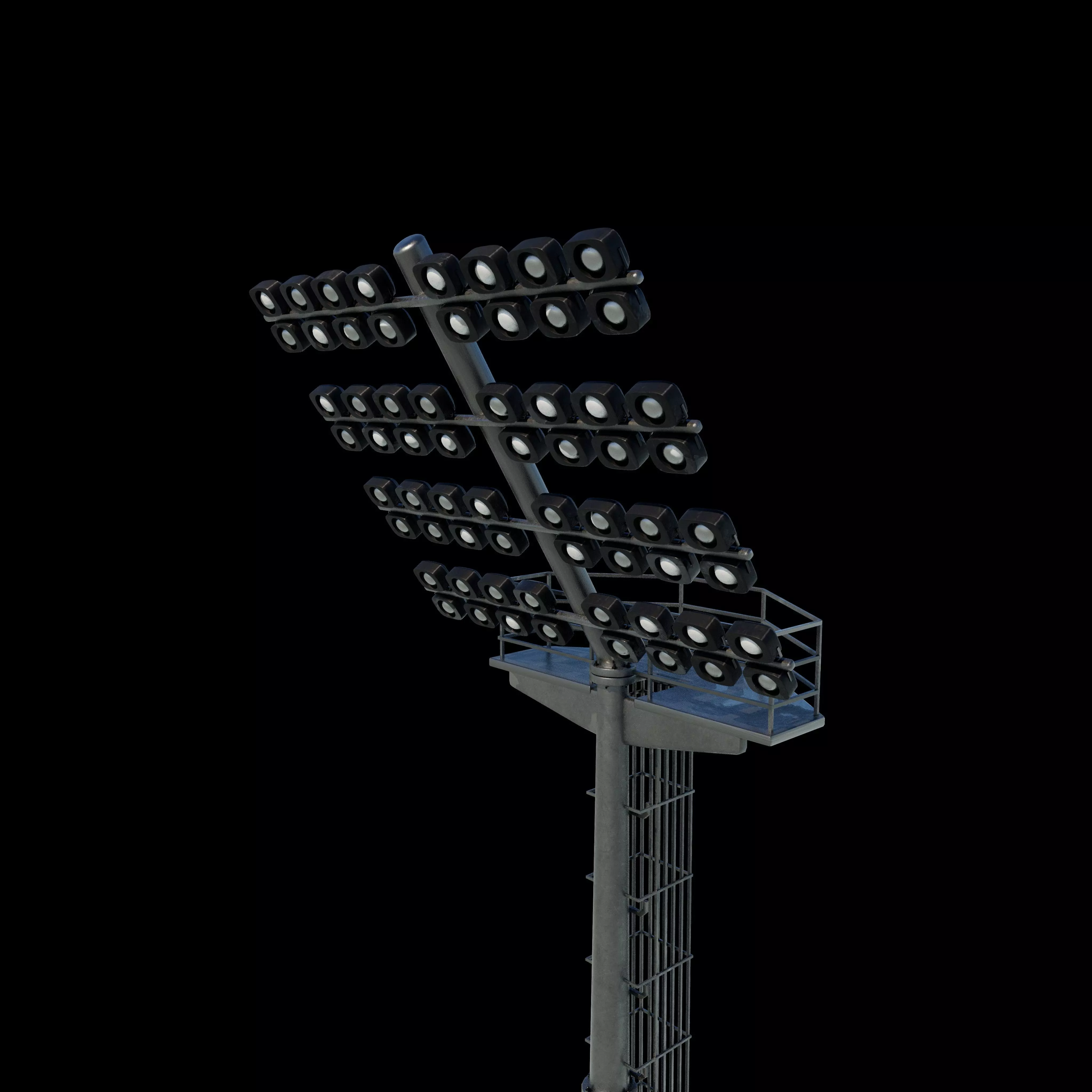 Max Stadium Lights 3D model_0