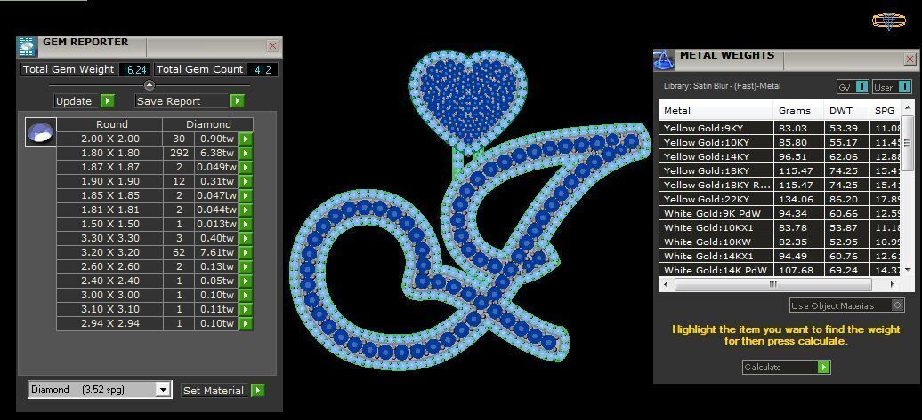 J Initial-Letter Pendant with Heart Bail 3D print model_2