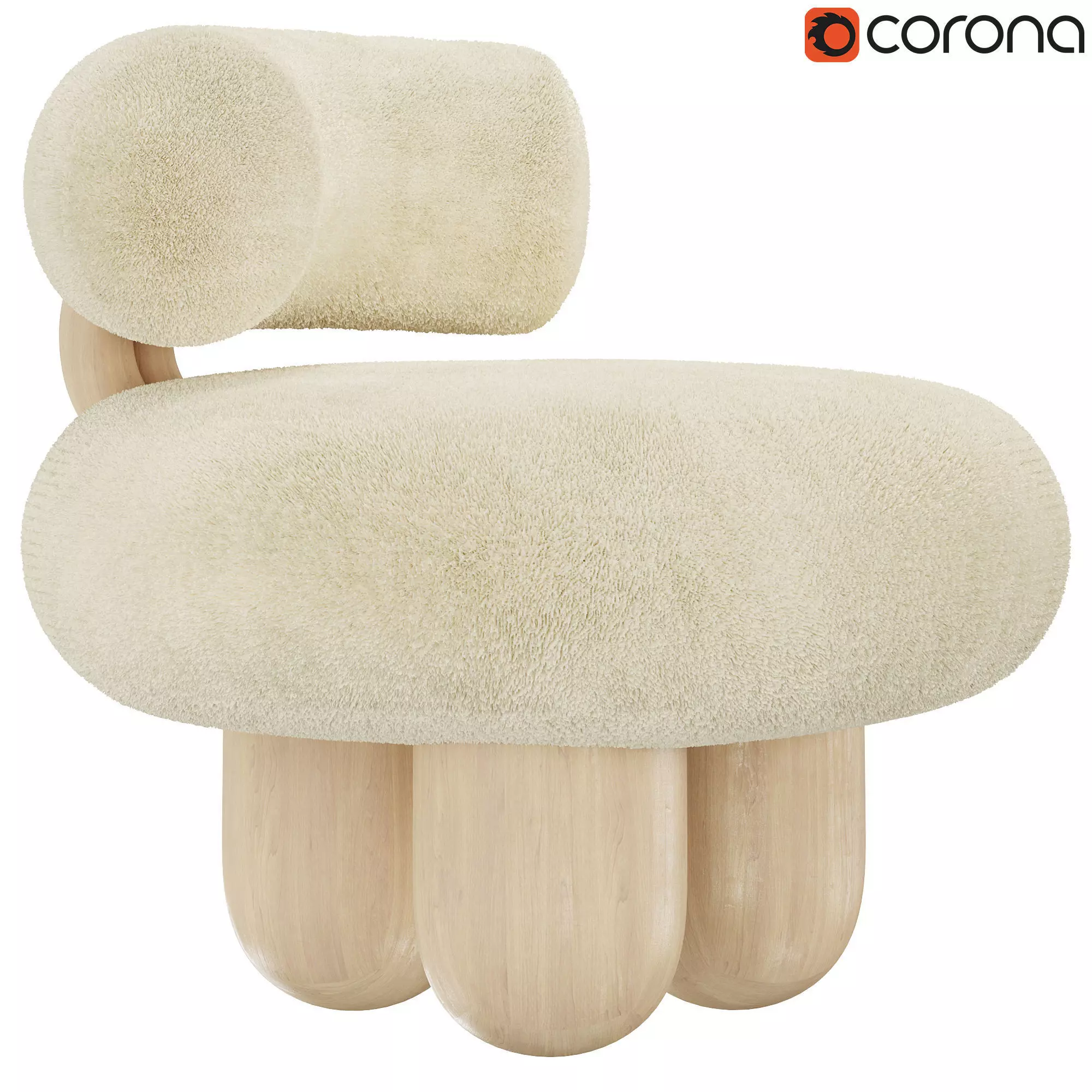 Bling bling chair 3D model_0