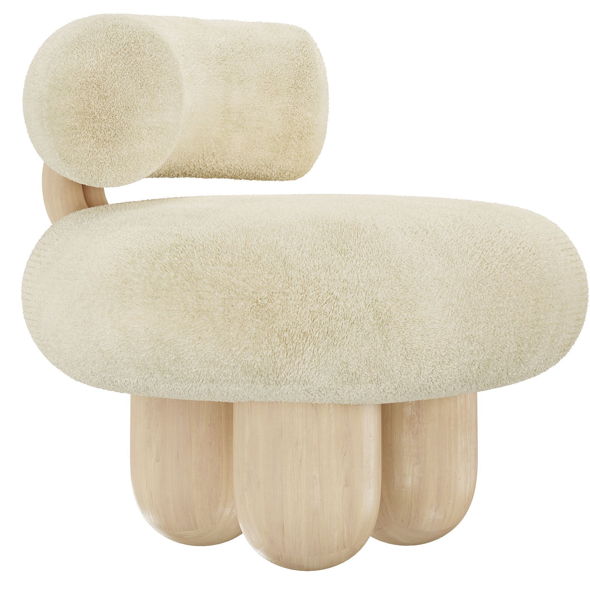 Bling bling chair 3D model_4