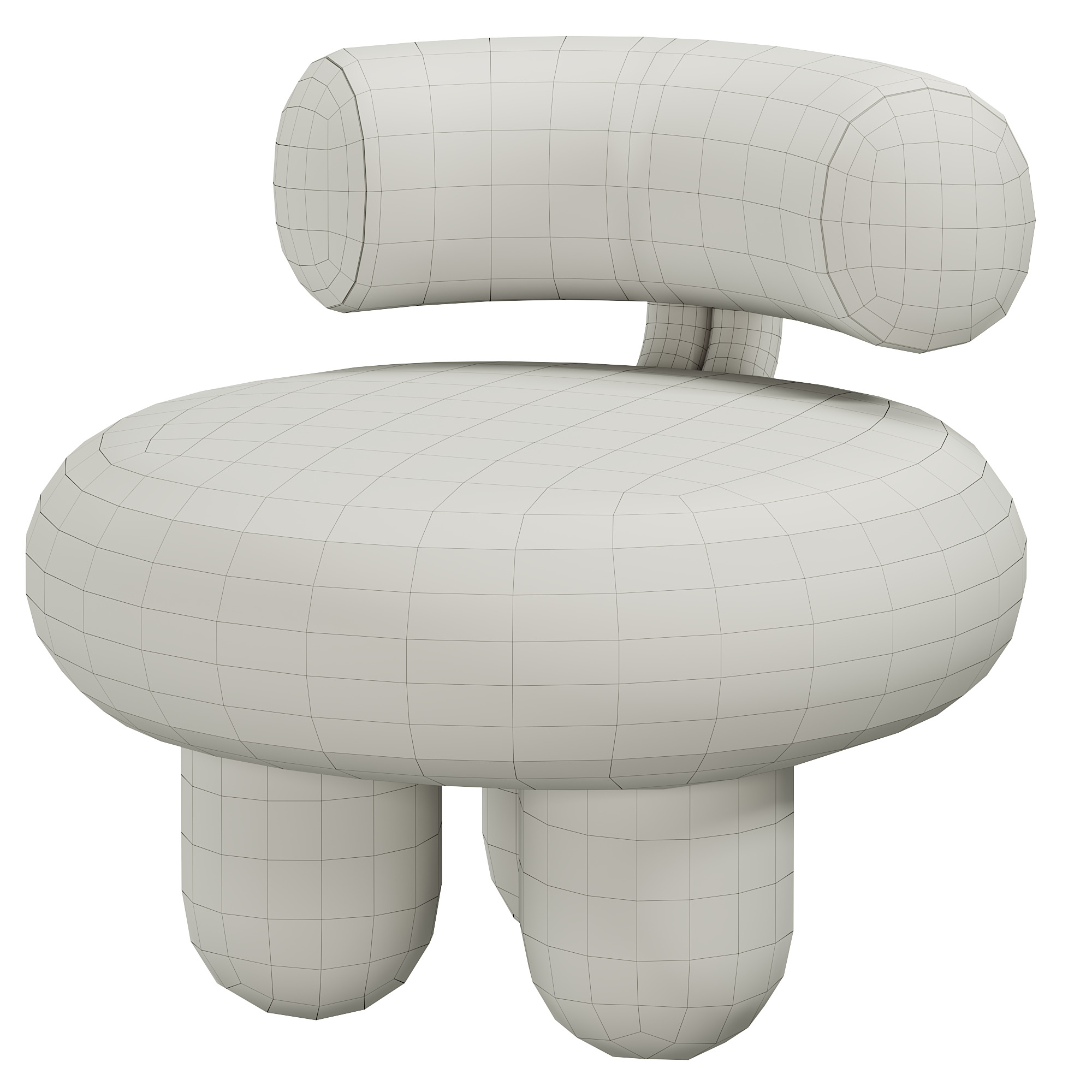 Bling bling chair 3D model_10