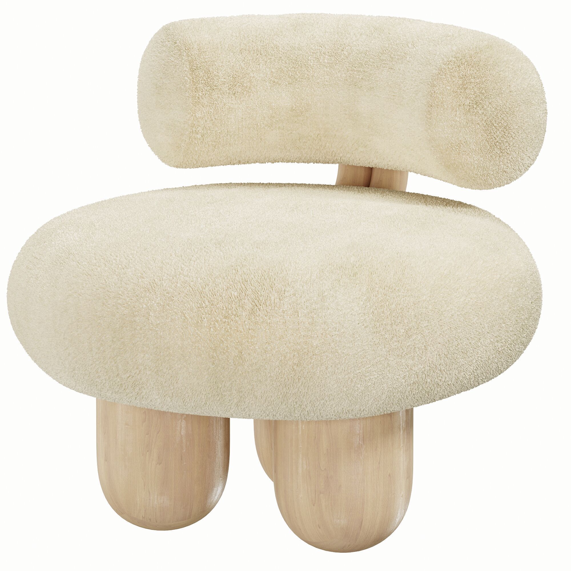 Bling bling chair 3D model_3