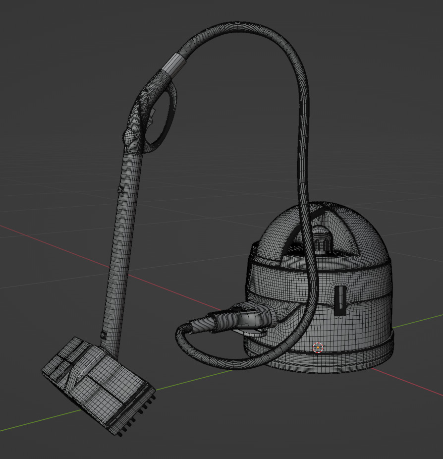 Vacuum cleaner 3D model_10
