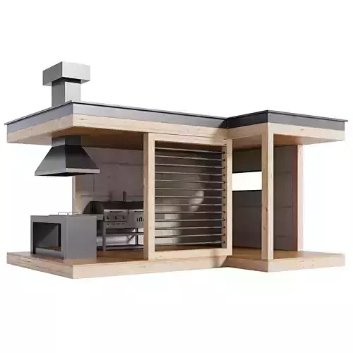 Modern Outdoor Kitchen 26