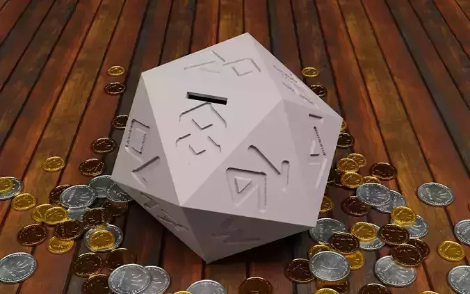 D20  money box