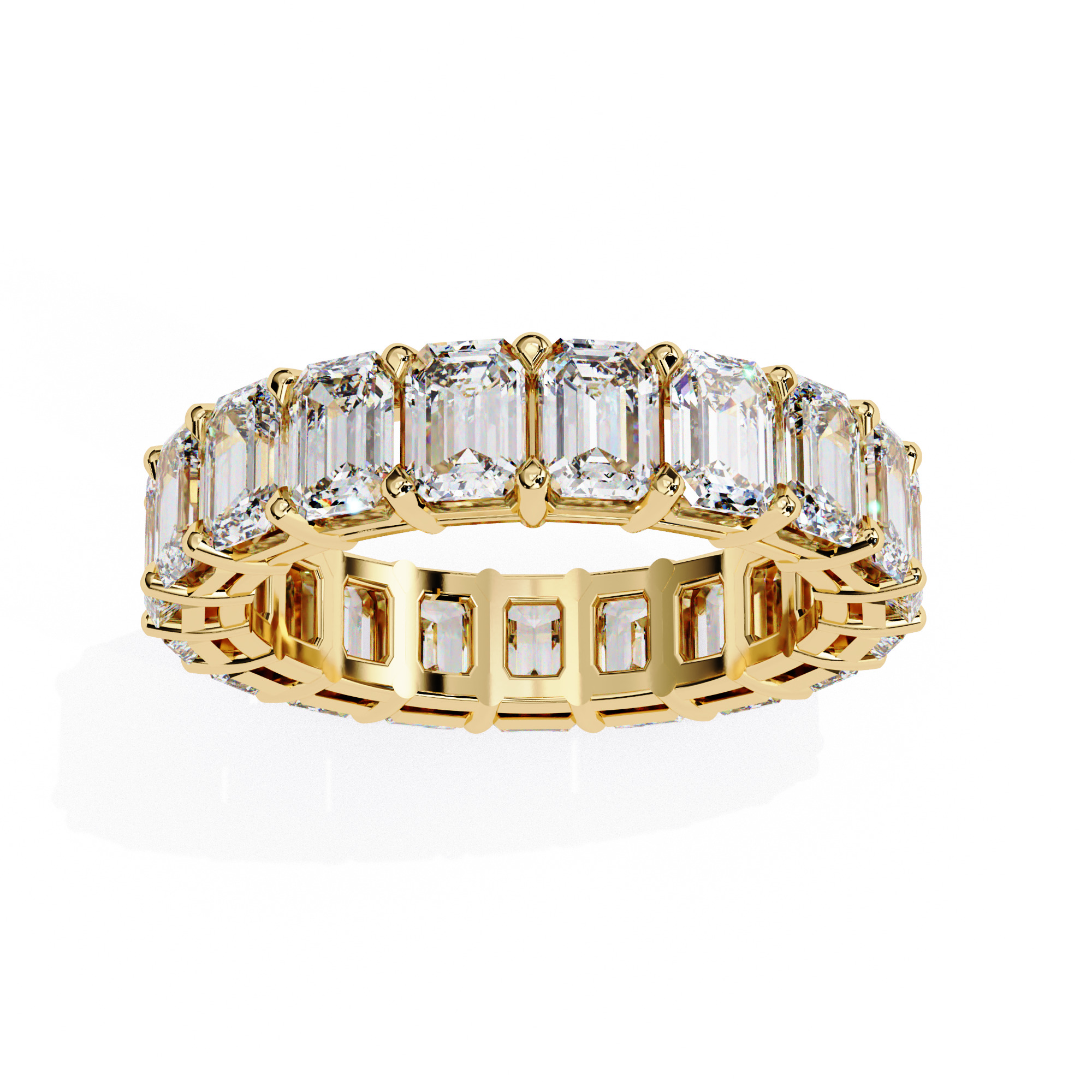 RADIANT DIAMOND RING -CAD-231 3D model_11