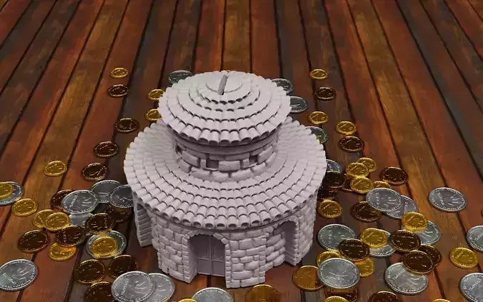 Mausoleum money box