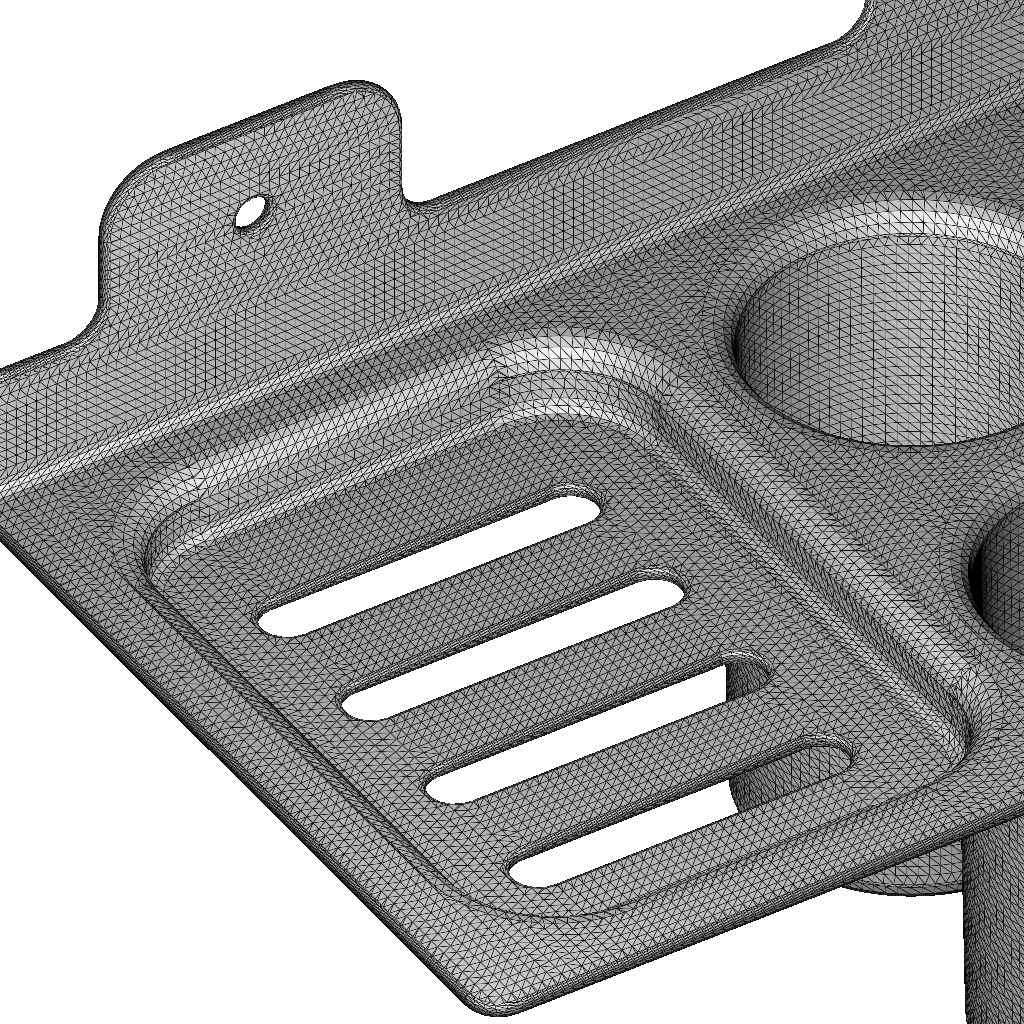 Stylish Bath Accessories Holder 3D print model_6