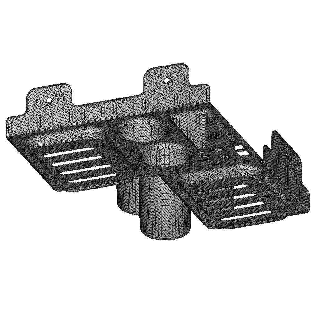 Stylish Bath Accessories Holder 3D print model_5
