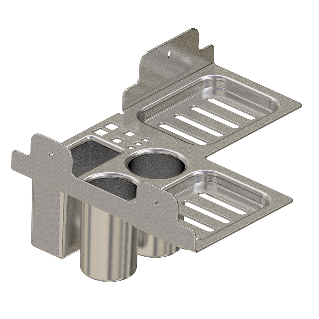 Stylish Bath Accessories Holder 3D print model_2